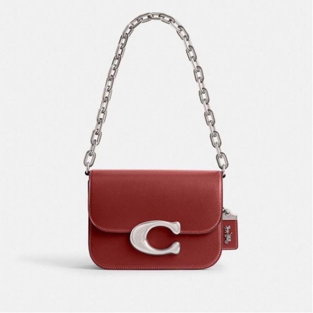 Coach Idol Leather Shoulder Bag